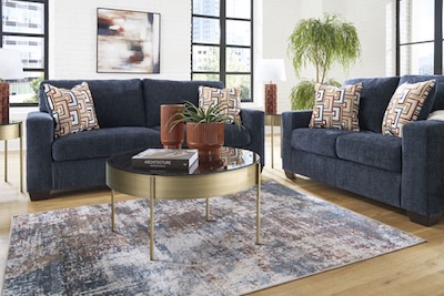 Ashley Sofa Set (1 Sofa + 2 Loveseat) S1454