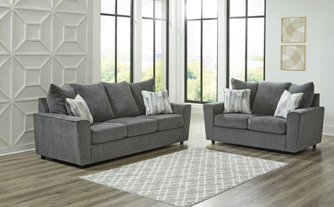 Ashley Sofa Set (1 Sofa  + 2 Loveseat ) S1336