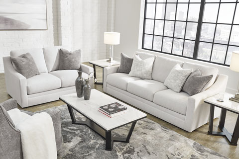 Ashley Sofa Set (1 Sofa & 2 Loveseat) S1457