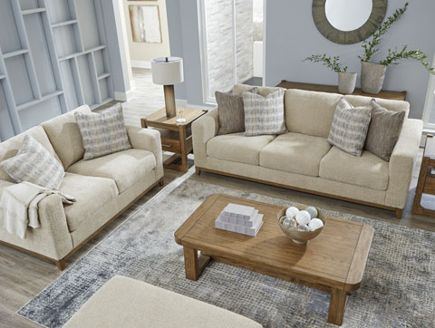 Ashley Sofa Set ( 1 Sofa & 2 Loveseats ) S1367