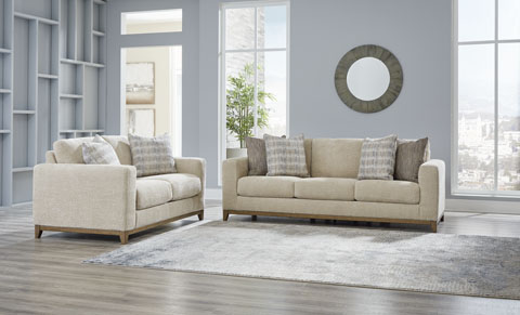 Ashley Sofa Set ( 1 Sofa & 2 Loveseats ) S1367