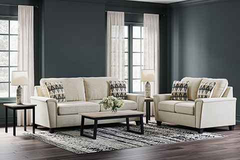 Ashley Sofa Set (1 Sofa & 2 Loveseat) S1136