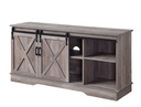 ACME TV Stand 58"L x 16"W x 28"H Gray W147