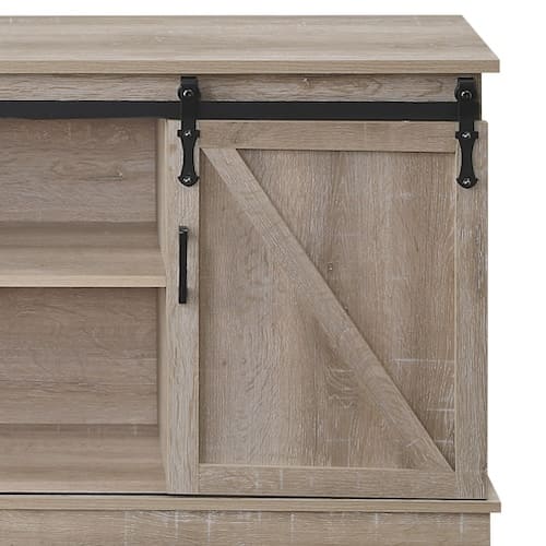 ACME TV Stand 58"L x 16"W x 28"H Oak W148
