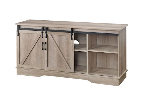 ACME TV Stand 58"L x 16"W x 28"H Oak W148