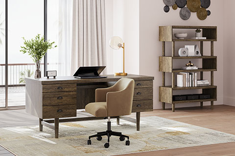 ASHLEY Home Office Desk H034-27