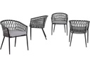 Ashley Outdoor Dining Table Set w/ 4 Chairs O5