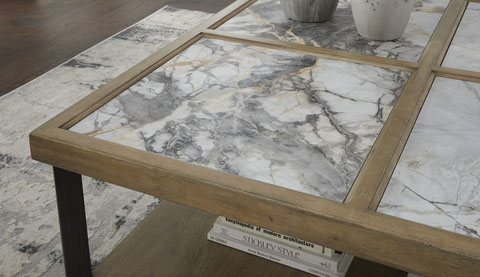 Ashley Cocktail Table Set ( 1 Cocktail Table + 2 End Table) T436