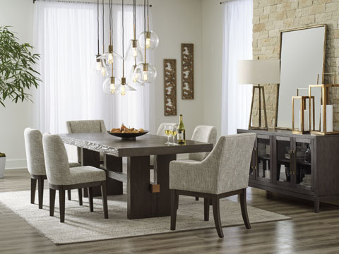 Ashley Dining Table Set with 8 Chairs D158