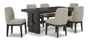 Ashley Dining Table Set with 8 Chairs D158