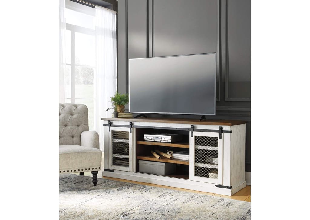 طاولة تلفزيون اشلي ويستفليد كبيرة جداً