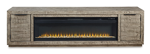 Ashley XL TV STAND W/ FIREPLEACE OPTION W143
