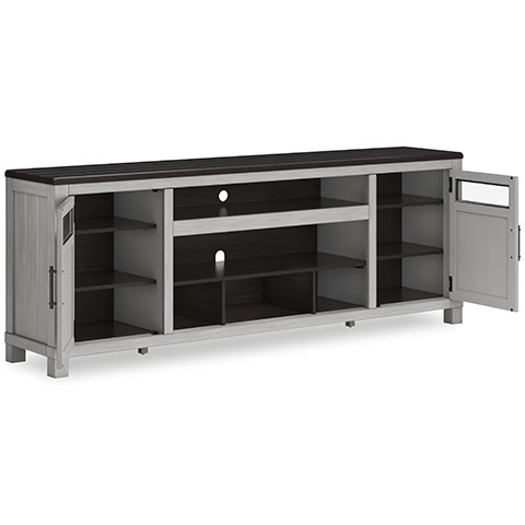 Ashley XL TV STAND W/ FIREPLEACE OPTION W136