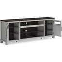 Ashley XL TV STAND W/ FIREPLEACE OPTION W136