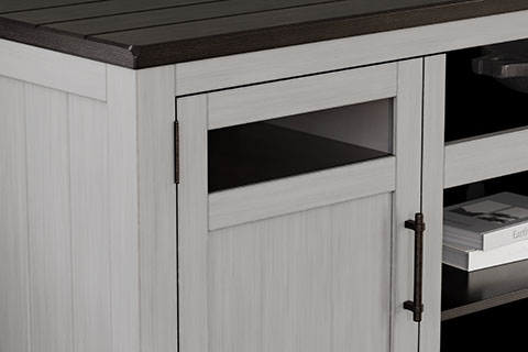 Ashley XL TV STAND W/ FIREPLEACE OPTION W136