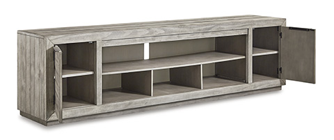 Ashley XL TV STAND W/ FIREPLEACE OPTION W144