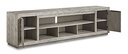 Ashley XL TV STAND W/ FIREPLEACE OPTION W144