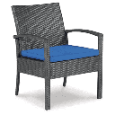 Outdoor Set Love/Chairs/Table Set (4/CN) Ashley O3-080