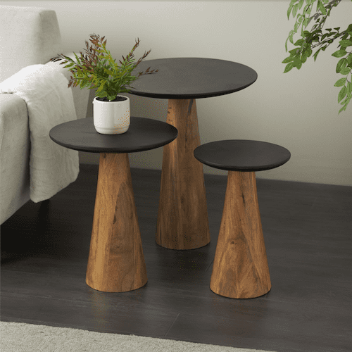 UMA HOME DÉCOR Accent Table Set 3 pcs A559-33536