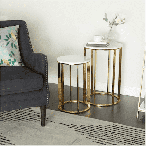 UMA HOME DÉCOR Accent Table Set 2 Pcs A578-72633