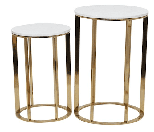 UMA HOME DÉCOR Accent Table Set 2 Pcs A578-72633