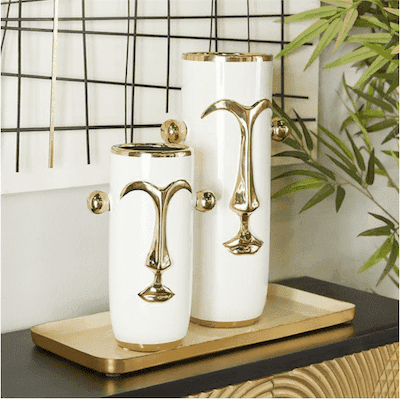 UMA HOME DÉCOR Vase Set 2 pcs A579-73786