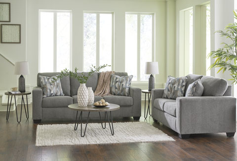 Ashley Sofa Set (1 Sofa &amp; 2 Loveseat) S1373