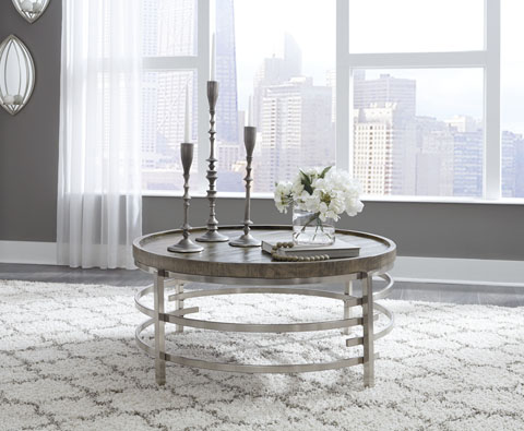 Ashley Cocktail Table Set 1 Cocktail &amp; 2 End Table T301