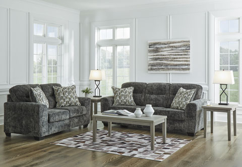 Ashley Sofa Set (1 Sofa + 2 Loveseat) S1408