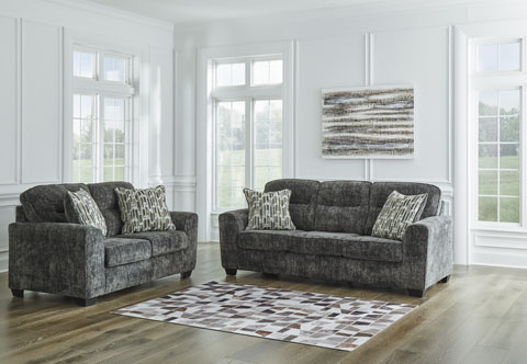 Ashley Sofa Set (1 Sofa + 2 Loveseat) S1408