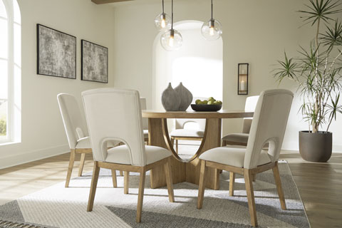 Ashley Dining Table Set 4 Chairs D184