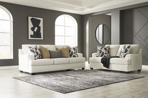 Ashley Sofa Set (1 Sofa &amp; 2 Loveseat) S1428