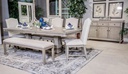 Dining Table Set with 5 Chairs and Bench D118