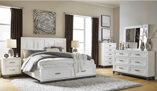 Ashley King Bedroom Set 4 Pcs B020