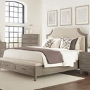 ٌRiverside King Panel Bedroom w/Bench and Storage 5 Pcs B301