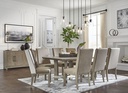 Ashley Dining Table Set with 8 Chairs D157