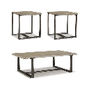 Ashley Table Set 1 Rectangular Cocktail Table and 2 End Table T355