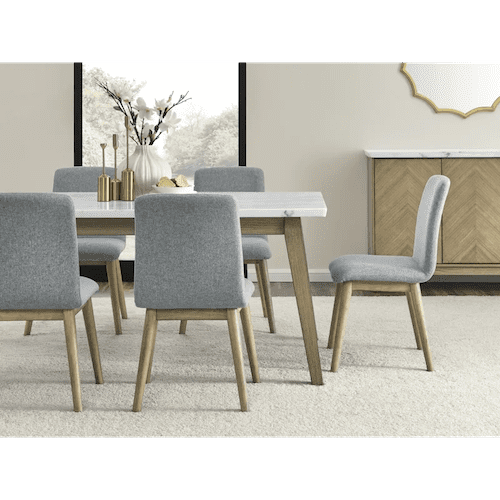 Steve Silver Dining Table Set With 6 chairs D187