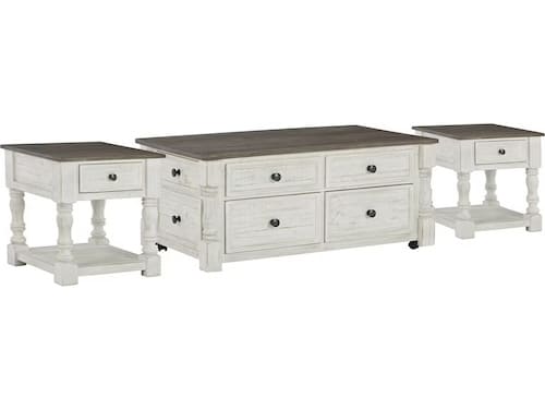 Ashley Cocktail Table Set ( 1 Cocktail Table &amp; 2 End Table ) T377