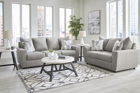 Ashley Sofa Set ( 1 sofa + 2 loveseat ) S1381