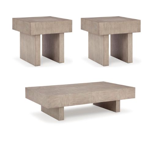 Ashley Cocktail Table Set (1 Cocktail Table + 2 End Table) T405