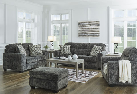 Ashley Sofa Set (1 Sofa + 2 Loveseat) S1408