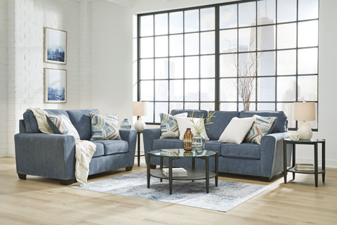 Ashley Sofa Set (1 Sofa &amp; 2 Loveseat) S1404