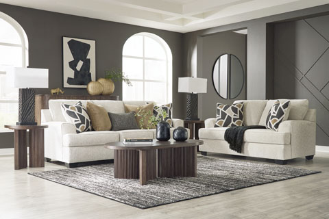 Ashley Sofa Set (1 Sofa &amp; 2 Loveseat) S1428