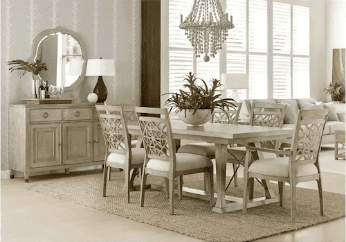 طقم طاولة طعام امريكان درو مع 8 كراسي D141