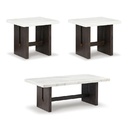 طقم طاولات شاي آشلي 1 طاولة كوكتيل و 2 طاولة جانبية T382