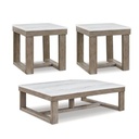 طقم طاولات شاي آشلي 1 طاولة كوكتيل و 2 طاولة جانبية T383