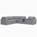 طقم زاويه 6 قطع اشلي (64,65,46(2),77,57) S1452