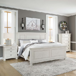 [B742] طقم غرفة نوم كنج آشلي بانل 5  قطع B306