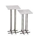 طقم طاولات اكسنت من 2 قطع باسيت ميرور  (Xavier) T426